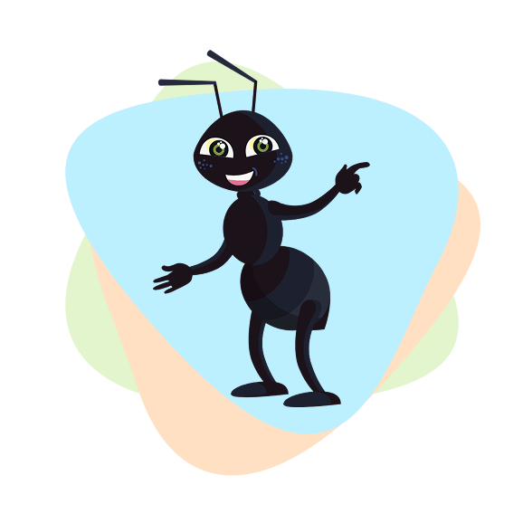 Decryptis, notre fourmi mascotte - Sincère, A l'écoute, elle vous accompagnera dans vos choix